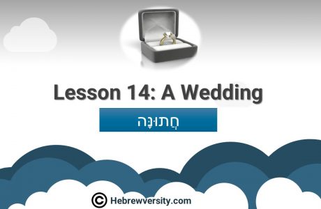 Lesson 14: A Wedding