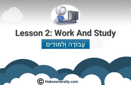 Lesson 2: work and study