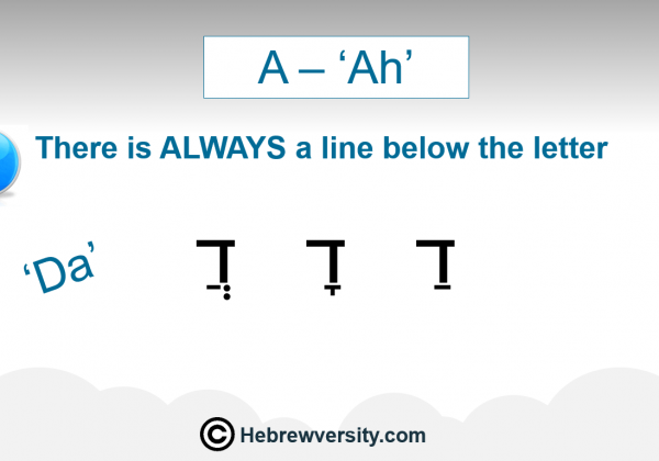 Lesson 7: “Ah”