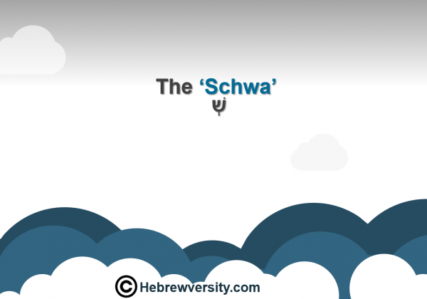 Lesson 12: ‘Schwa’
