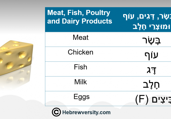Meat, Fish, Poultry and Dairy Products