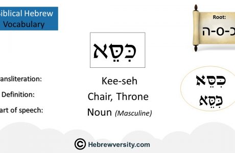 Biblical Hebrew Vocabulary List 13