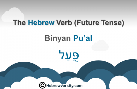 “Binyan Pu’al” Future Tense