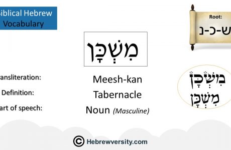 Biblical Hebrew Vocabulary List 3