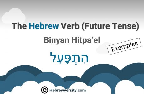 “Binyan Hitpa’el” Future Tense: Examples