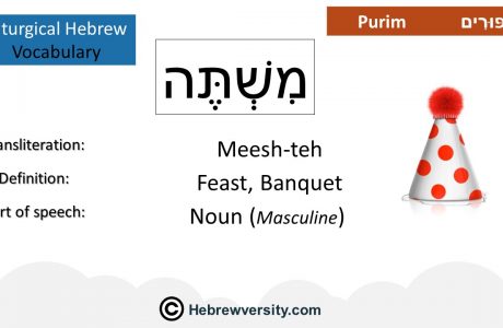 Purim Vocabulary