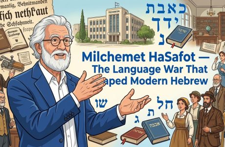“Milchemet HaSafot” — The Language War That Shaped Modern Hebrew