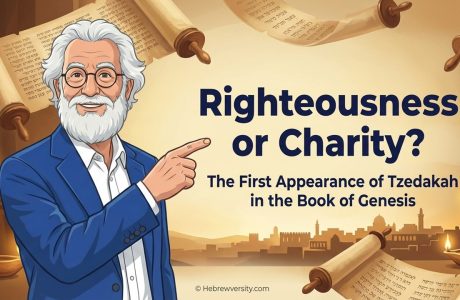 Tzedakah in Genesis: Righteousness or Charity?