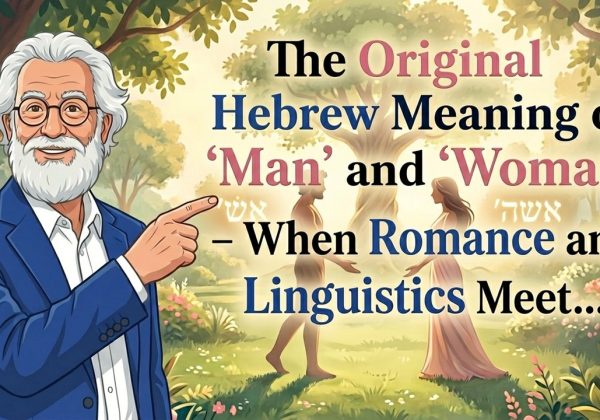 The Original Hebrew Meaning of ‘Man’ and ‘Woman’ – When Romance and Linguistics Meet…