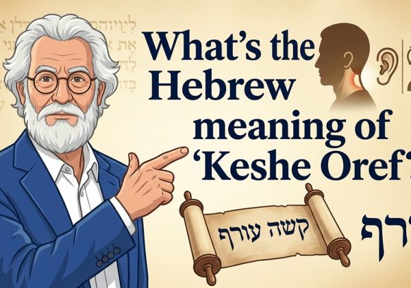 What’s the Hebrew meaning of ‘Keshe Oref?’