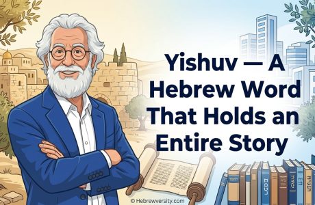 “Yishuv” — A Hebrew Word That Holds an Entire Story